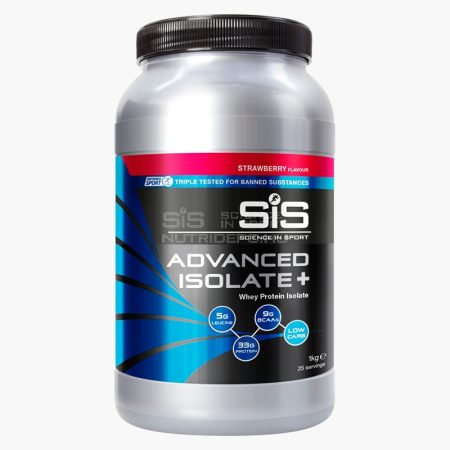 SiS Advanced Isolate+ tejsavó protein izolátum - 1kg - Eper
