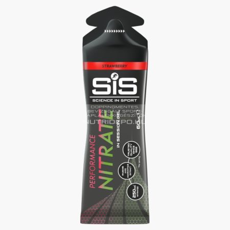 SiS Performance Nitrát energiagél - 60ml - Eper