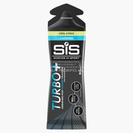 SiS Turbo+ energiagél - 60ml - Hűsítő citrus