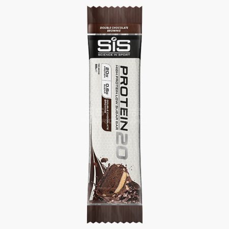 SiS PROTEIN20 fehérjeszelet - 55g - Dupla csokoládés süti