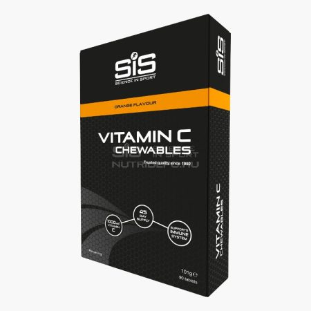 SiS C-vitamin (500mg) rágótabletta - 90db - Narancs