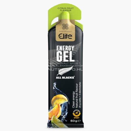 Healthspan Elite All Blacks Elektrolitos energiagél - 60g - Citrus