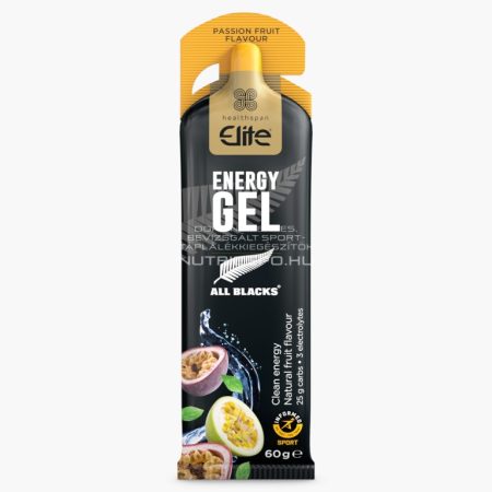 Healthspan Elite All Blacks Elektrolitos energiagél - 60g - Passiógyümölcs