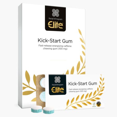Healthspan Elite Kick-Start koffein rágótabletta - 40db - Menta