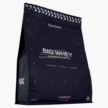 Nutrition X Big Whey tejsavófehérje italpor - 1.8kg - Eper