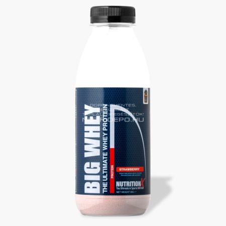 Nutrition X Big Whey tejsavófehérje italpor - 30g - Eper