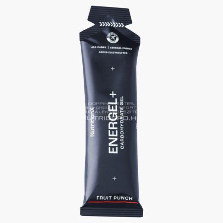 Nutrition X Energel+ elektrolitos energiagél - 70g - Gyümölcs puncs