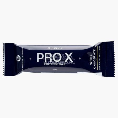 Nutrition X Pro X fehérjeszelet - 55g - Fehér csokoládé