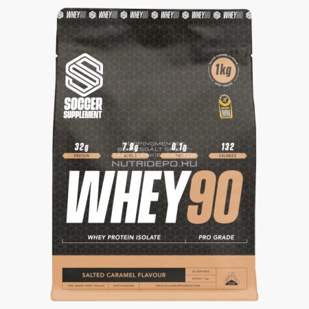 Soccer Supplement WHEY90 tejsavófehérje izolátum - 1kg - Sós karamell