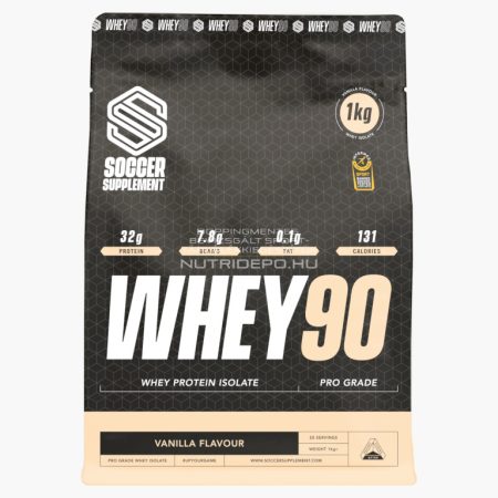 Soccer Supplement WHEY90 tejsavófehérje izolátum - 1kg - Vanília